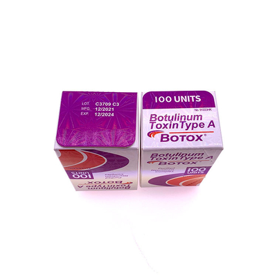 Arrugas antis Botulinum inyectables de la toxina 100units de Allergan