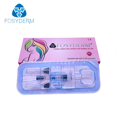 El llenador de los labios de Fosyderm 2Ml que quita medio arruga el ácido hialurónico