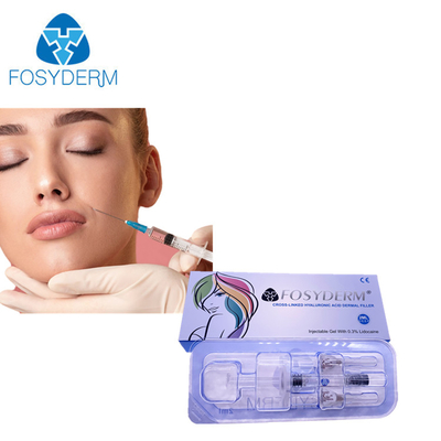 Llenador cutáneo profundo de Fosyderm para el ácido hialurónico de Chin ha de la nariz