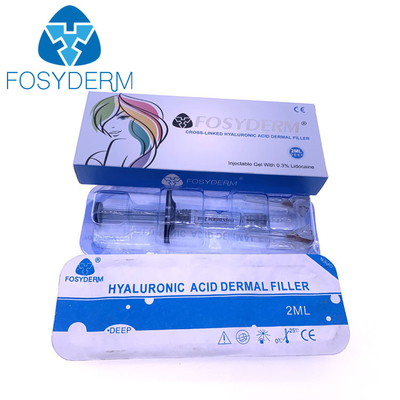 Llenador cutáneo profundo de Fosyderm para el ácido hialurónico de Chin ha de la nariz