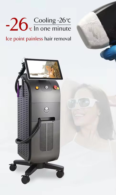 Máquina de depilación con láser de radiador de condensador TEC 755 808 940 1064 nm láser de diodo