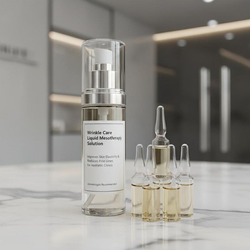 Solución de mesoterapia líquida para el cuidado de arrugas diseñada para mejorar la elasticidad de la piel y reducir las líneas finas para clínicas estéticas