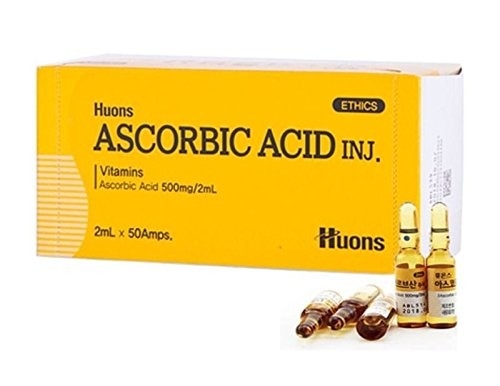 Vitamina C pura ácida ascórbica de Huons que blanquea el tratamiento de la piel que brilla intensamente