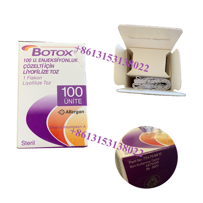 Arrugas antis de BTX de las unidades Botulinum de la toxina 100 de la inyección de Allergan