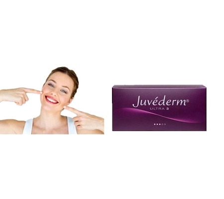 Llenador cutáneo ácido hialurónico 2ml de Juvederm Ultra3 del aumento del labio