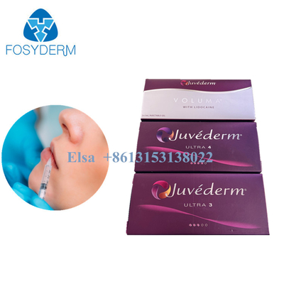 Llenador inyectable cutáneo del llenador 2ml Juvederm Voluma de la reducción transparente de la arruga