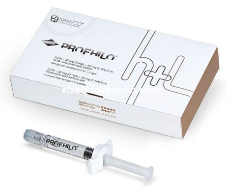 Profhilo Elevación facial Ácido hialurónico de alta concentración inyección de relleno dérmico para suavizar y levantar