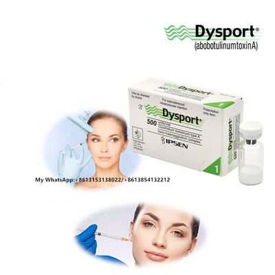 Dysport 500 u Toxina botulínica cuidado de la piel eliminación de arrugas inyección de Botox