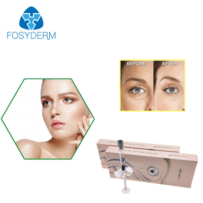 La cruz de Fosyderm ligó la línea fina ácido hialurónico del llenador 2ml de la ha para las arrugas del ojo