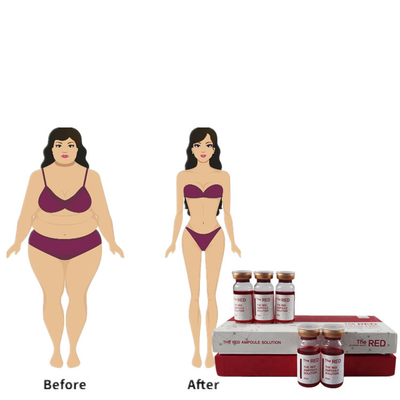 Inyección lipolítica floja roja meso de Lipo Lipo Mesotherapy