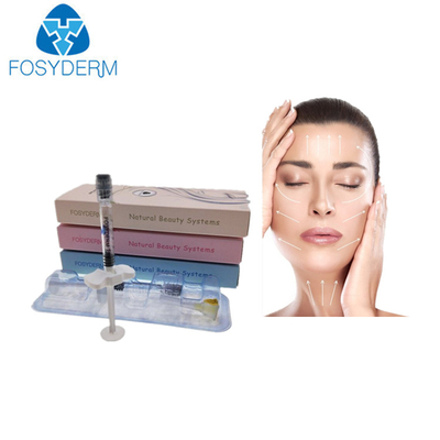 Llenador cutáneo ácido hialurónico facial transparente de 1ml ha