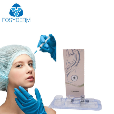 La cruz cutánea del llenador de Fosyderm ligó la inyección ácida hialurónica 24mg/Ml de los labios del gel para la pluma de Hyaluron
