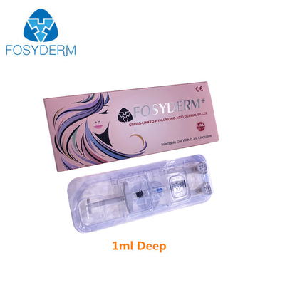 Inyecciones ácidas hialurónicas cutáneas profundas 24mg/Ml del llenador de Fosyderm para Chin Augement