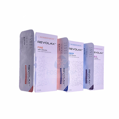 Llenador cutáneo ácido hialurónico inyectable sub profundo fino de Revolax Q para el labio