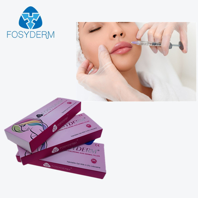El llenador cutáneo ligado cruzado 2Ml Derm de la ha para alcanzar el aumento de los labios cerca inyecta