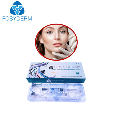 Inyecciones ácidas hialurónicas elevadas del labio de la ha 1.1ml de la pureza con lidocaína