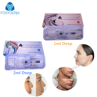 La cruz ligó el llenador cutáneo ácido hialurónico inyectable 1ml 2ml del gel para la piel facial de los labios