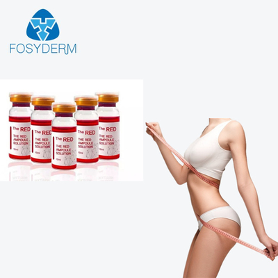 Grasa de fusión inyectando la solución lipolítica roja 10Ml cada frasco