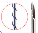 Ajuste absorbible del cuerpo del hilo de la elevación de cara del tornillo 26G 38m m del tornado PDO