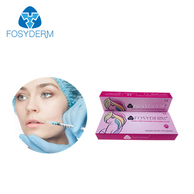 Llenador cutáneo ácido hialurónico de las inyecciones de los llenadores cutáneos del labio de Fosyderm 2ml