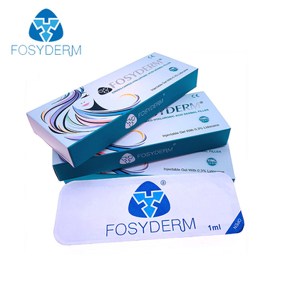 La cruz de Fosyderm 2ml ligó inyecciones faciales ácidas hialurónicas del labio cutáneo del llenador