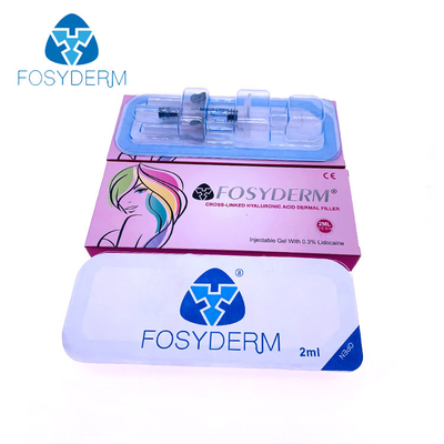 Los labios más regordetes de cruz de 2 ml Fosyderm ligaron el llenador ácido hialurónico