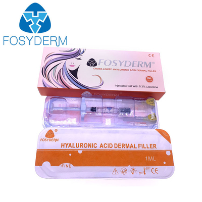 Línea fina llenador cutáneo ácido hialurónico de Fosyderm para las arrugas del ojo
