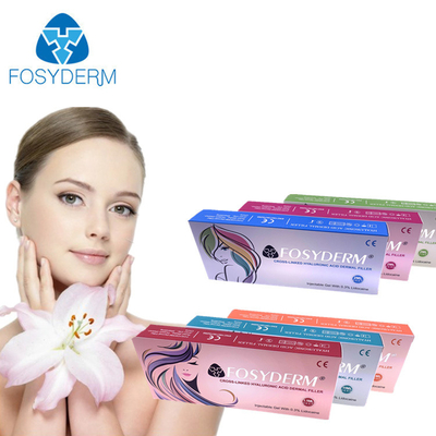 La cruz cutánea ácida hialurónica del llenador de la cara de Fosyderm ligó el gel 1ml 2ml 5ml de la ha