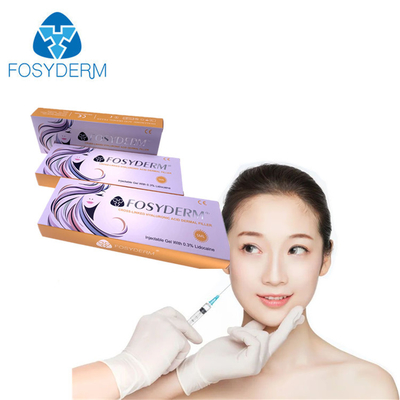 el llenador cutáneo ácido hialurónico de 5ml Fosyderm para las líneas profundas sospecha a Chin Cheeks