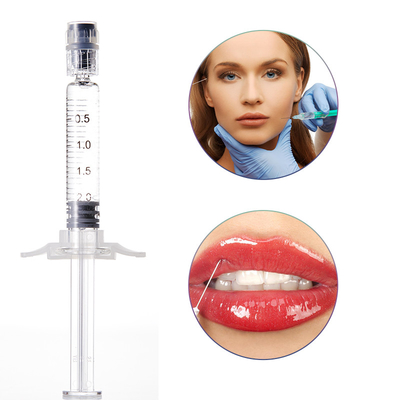 Llenador cutáneo ácido hialurónico con el aumento del labio de la lidocaína 1ml